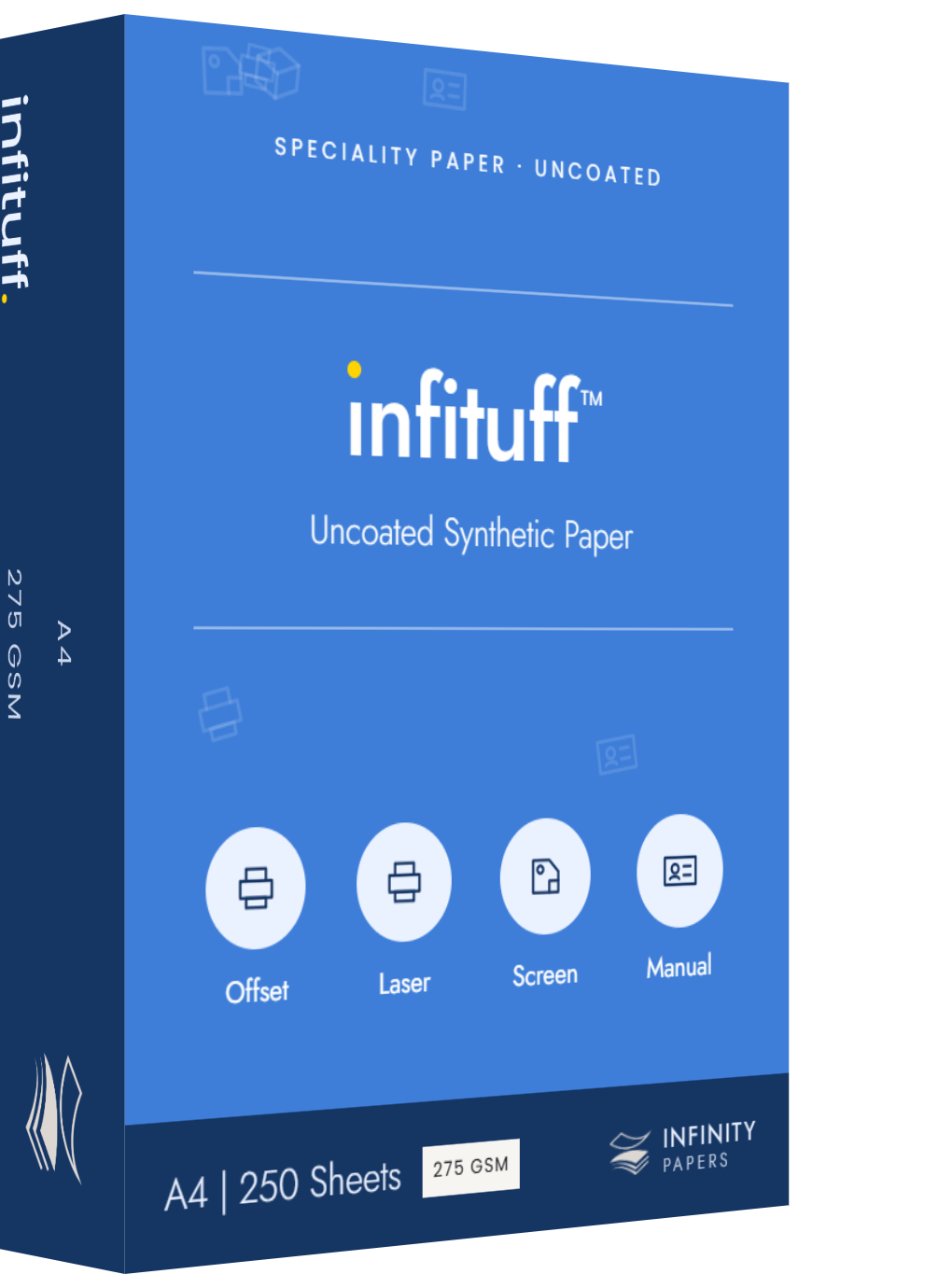 infituff — uncoated, pack front