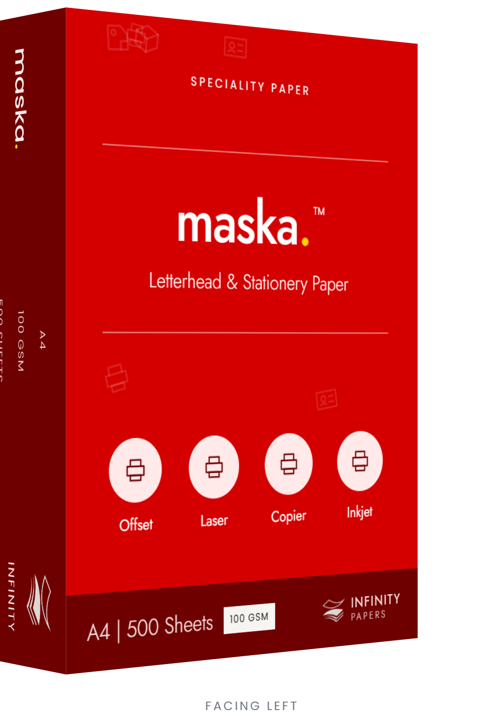 maska pack, facing left — Letterhead & Stationery Paper